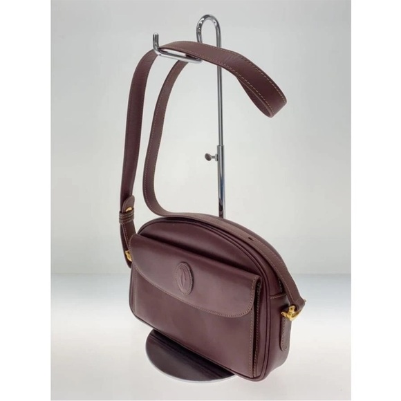 Cartier Brown Leather Crossbody Bag - Picture 2 of 9